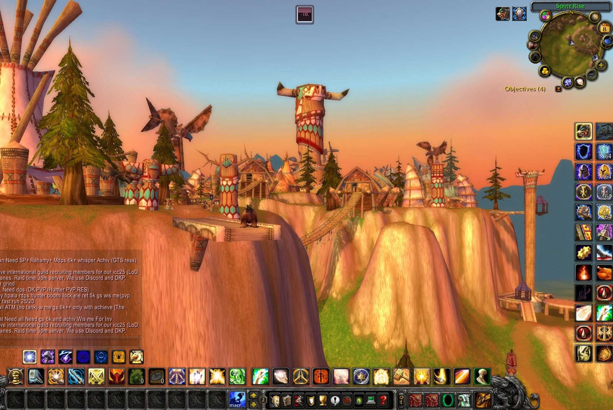 Totem nativ american maya lemn cadou vintage Warcraft decor monitor