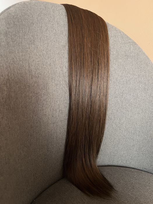 Опашка с кичур в кафяво