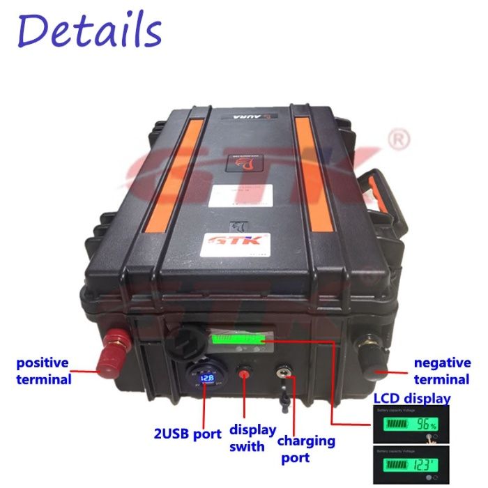 UPS Литиево-йонна батерия, акумулатор 12V 200ah