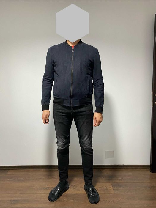 Geaca Zara imitatie piele intoarsa