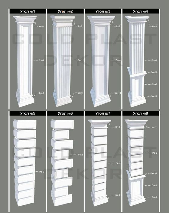 Фасадный декор из пенопласта Ташкент