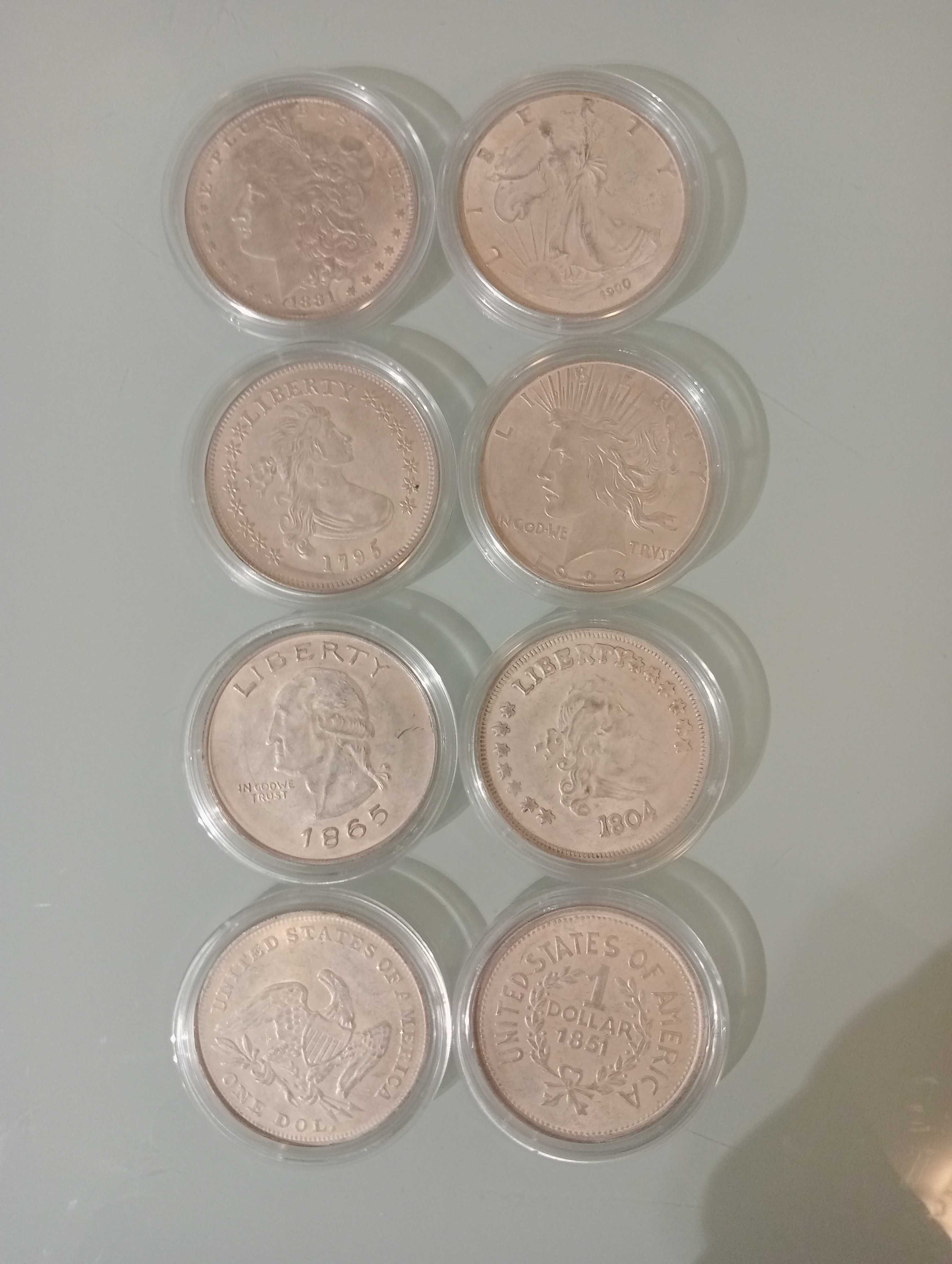 Lot 8 monede USA