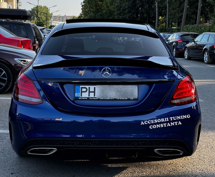 Eleron Portbagaj - Mercedes W205 PSM Negru Lucios