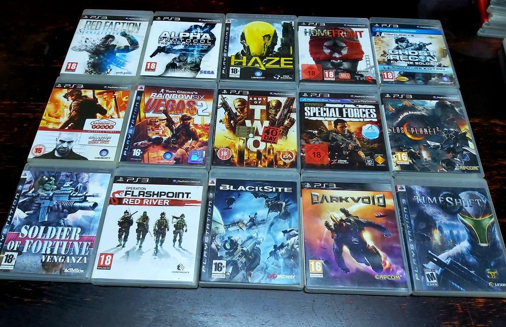 Red Dead Mafia2 Viking Hitman Metal Gear Last of Us AC Creed PS 3