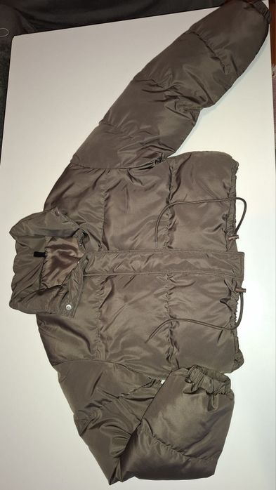 Дамско късо яке тъмно зелено