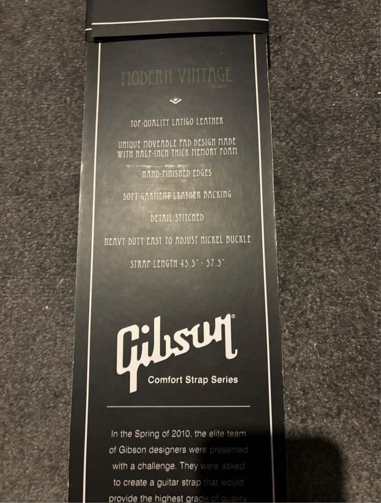 Gibson китарен колан Modern Vintage (The Fatboy)