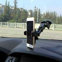Стойка  за телефон за кола защипване с функция едно докосване