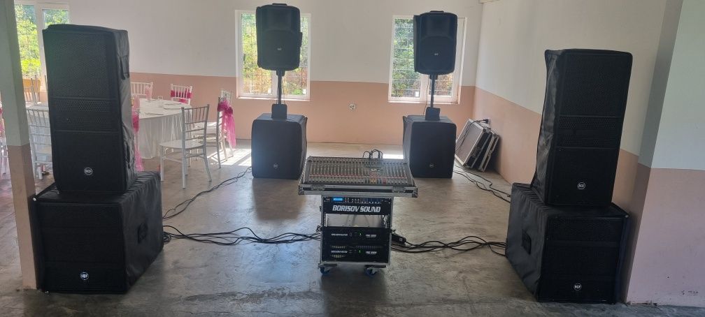 Музикална Апаратура под наем град Варна bms rcf fbt oberton 18 sound
