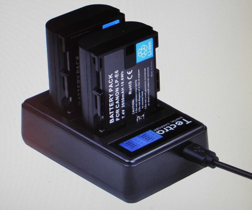 Батерия LP-6 & смарт зарядно LC-E6