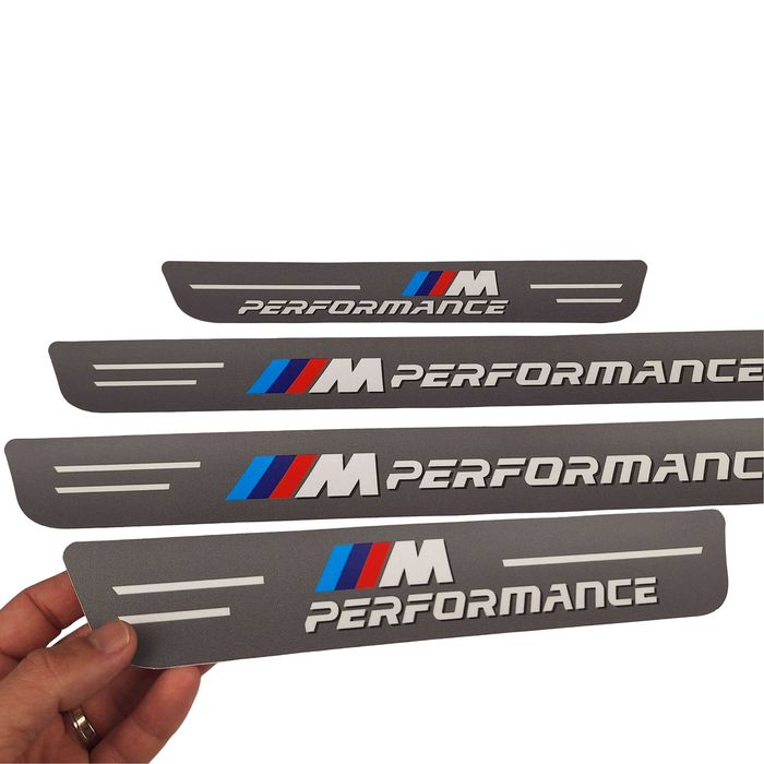 Set 4 stickere protectie praguri BMW MPerformance