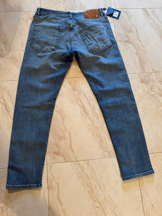 Louis Vuitton-Нови оригинални мъжки дънки Л номер