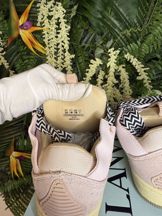 Lanvin Curb Suede Pink