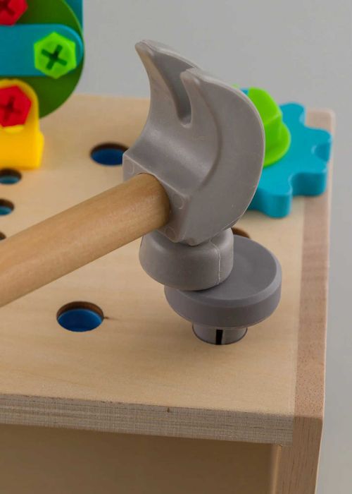 Дървена игра Монтесори инструменти и пъзел