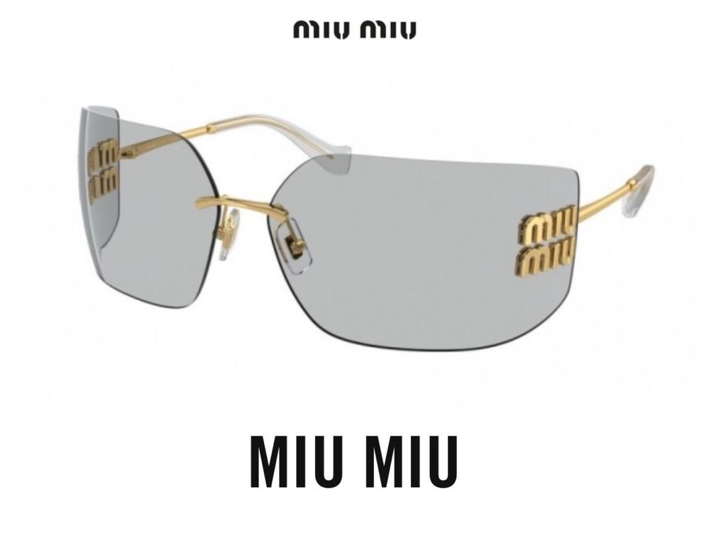 Очки Miu Miu маска 2024 тренд