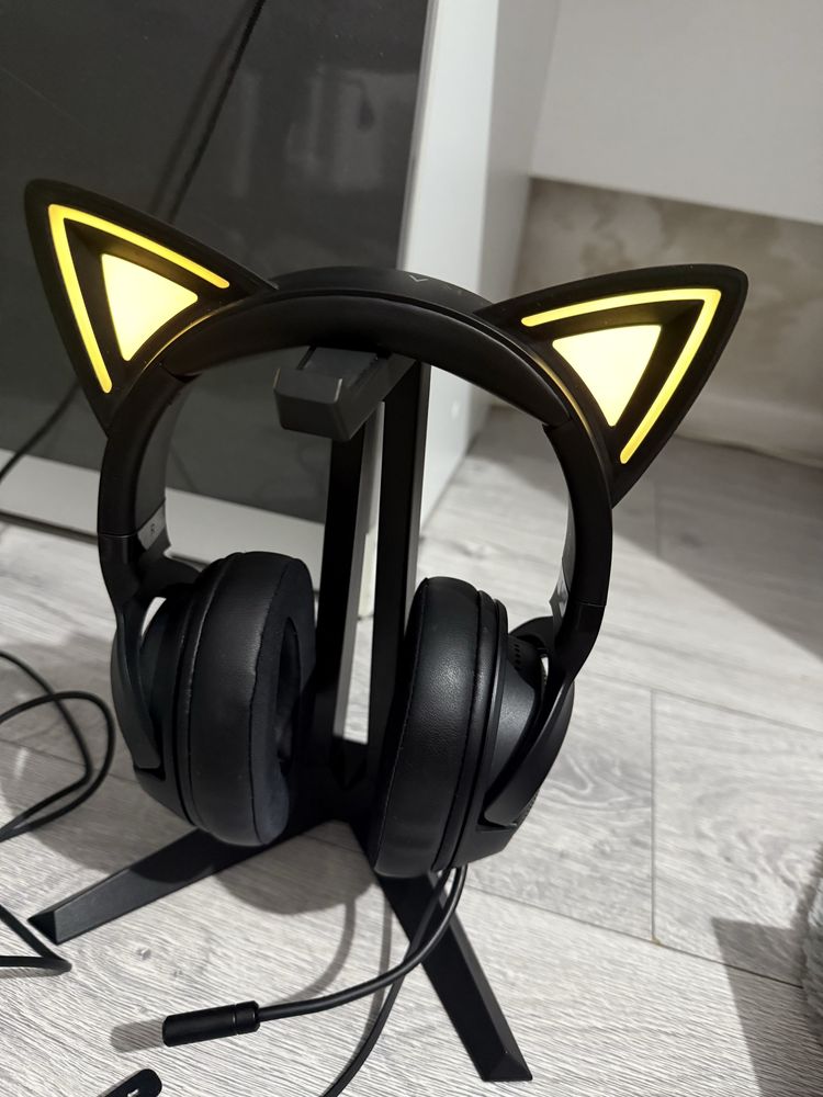 Casti gaming Razer kraken kitty v2+ stand casti
