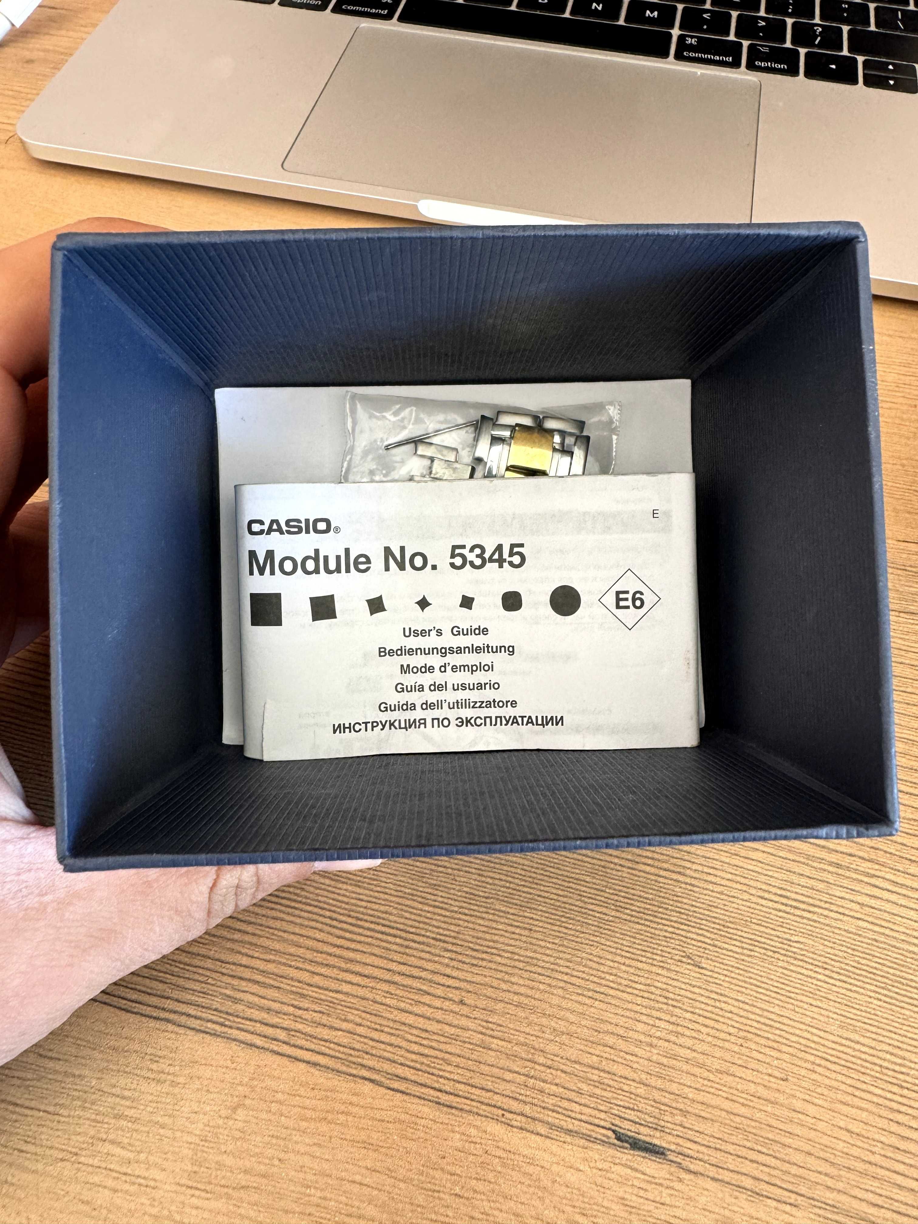 Мъжки часовник Casio Edifice Gold/Silver/White