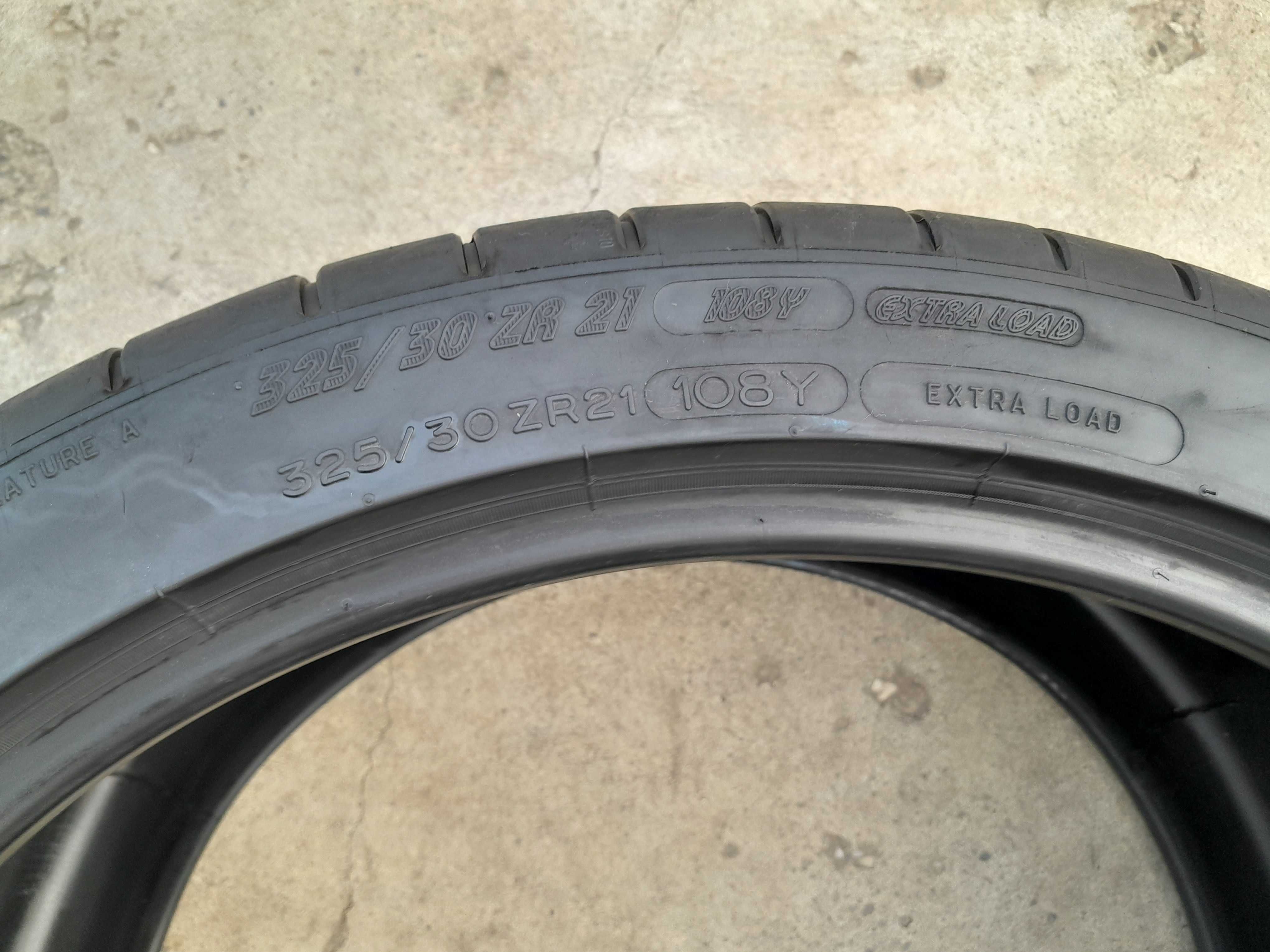 O anvelopa de vara 325 30 21 michelin pilot super sport profil 8 mm