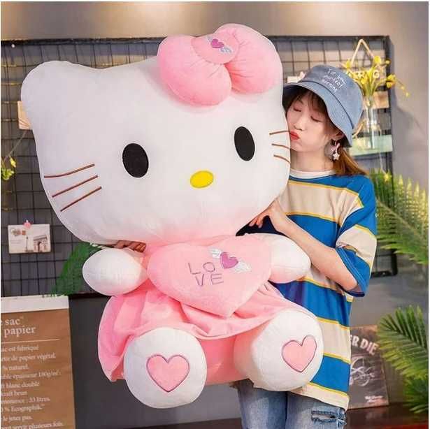 Голяма плюшена играчка Hello Kitty, 105см