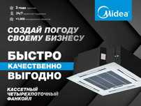Кассетный кондиционер Midea 12 Inverter