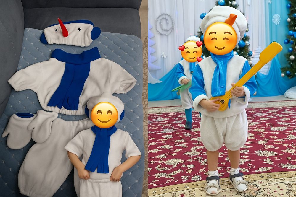 Продам костюм снеговика