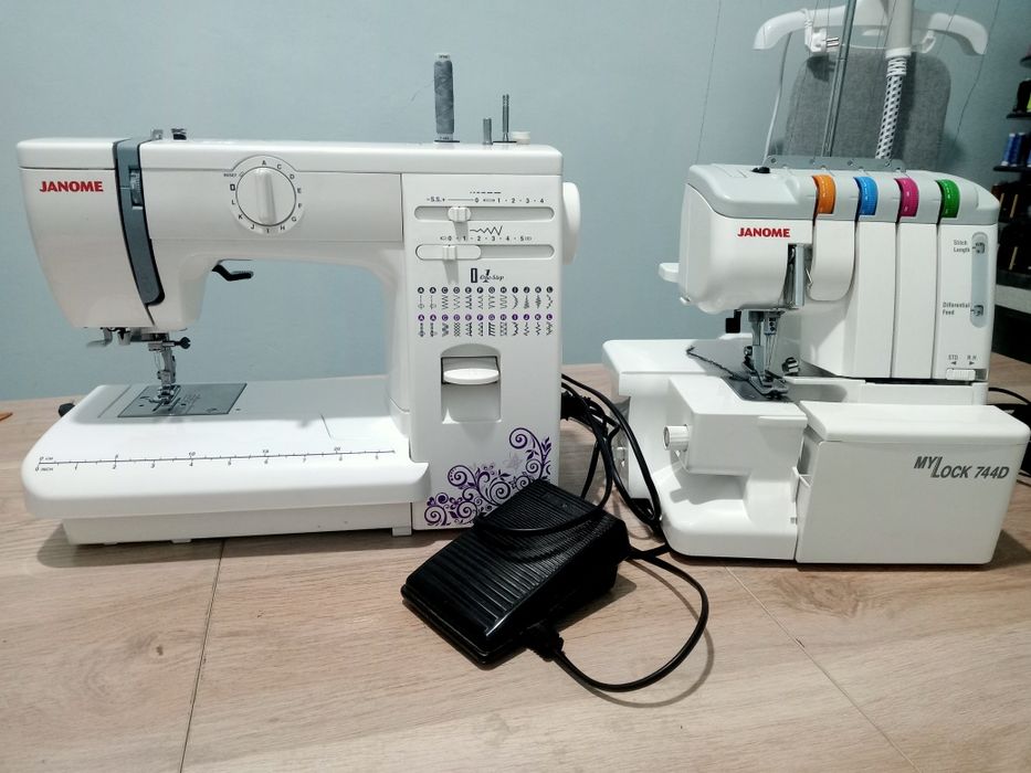 Швейная машинка и оверлок