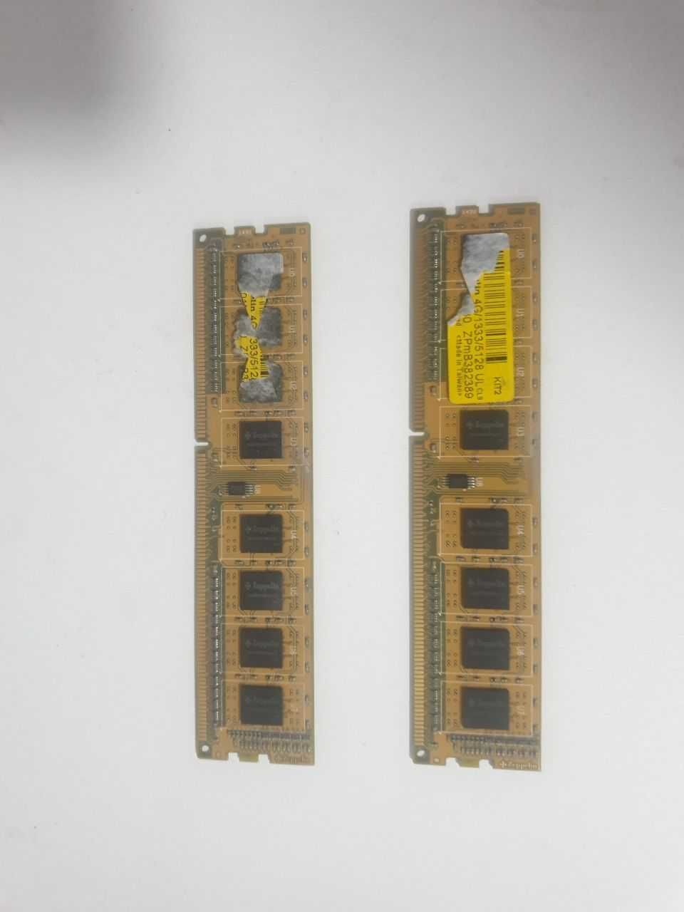 4 GB озу, DDR3 б/у (2 шт.)