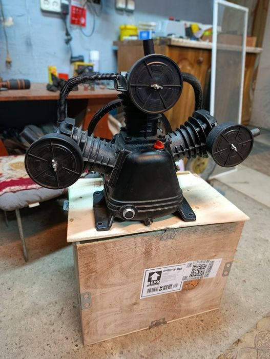 Компрессорная голова 3 поршневая