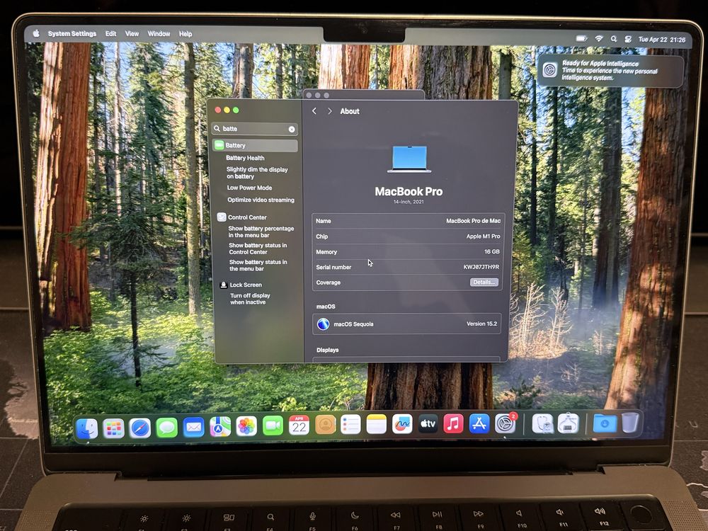 Macbook Pro M1 Pro 14 inch 16gb 500gb