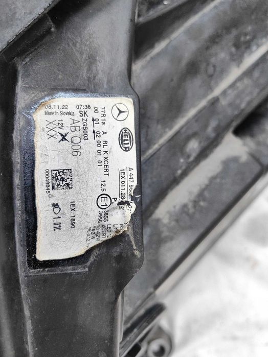 Оригинален фар Мерцедес Вито  Mercedes Vito Full Led Black