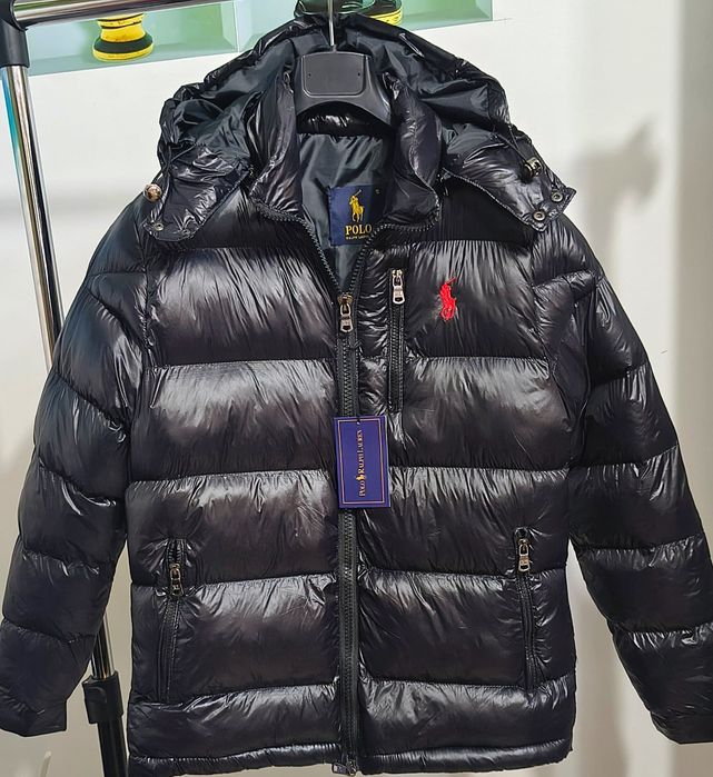 Geaca Polo Ralph The Gorham Glossed umplutura puf calitate premium