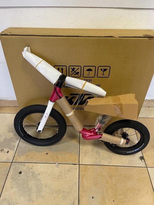 Bicicleta fara pedale KTM 14/12" Wild Buddy 12 rosu/alb -A-