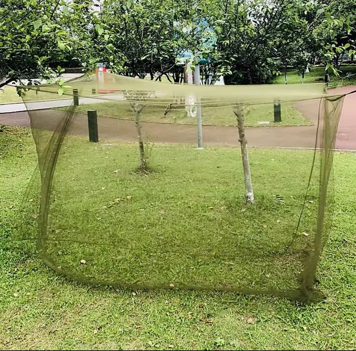 Къмпинг палатка, 200x90x180 см, мрежа против насекоми, лека и сгъваема