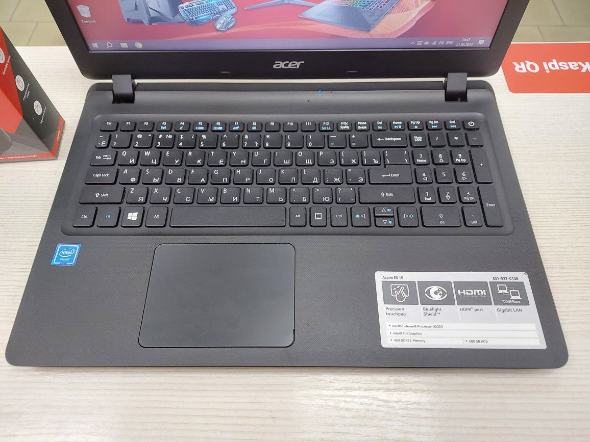 Идеал Acer (240 Gb SSD + 500 HDD, 2 ядра)