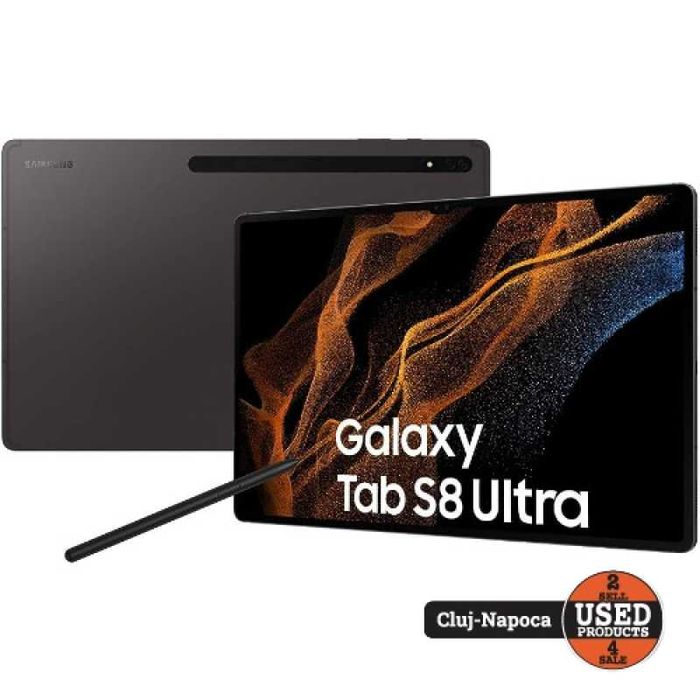 Tableta Samsung Galaxy TAB S8 Ultra, 14.6", 128 Gb | UsedProducts.ro