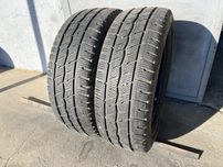 2 бр. зимни гуми за бус 215/65/16C Hankook 6/7 mm DOT 3519/3621