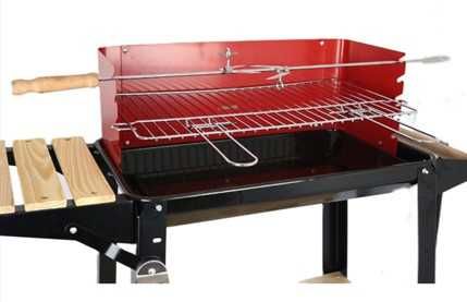 Gratar mobil pe roti NOU 84 x 86 x 45 cm