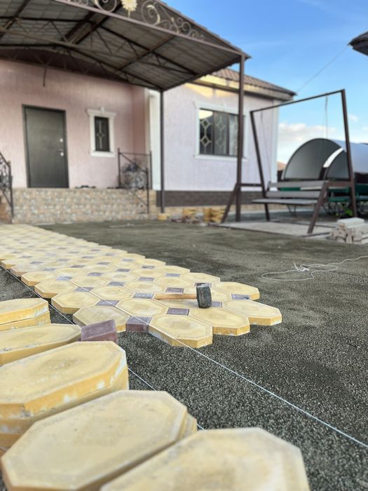 Брусчатка Укладка брусчатки, бордюров, поребриков