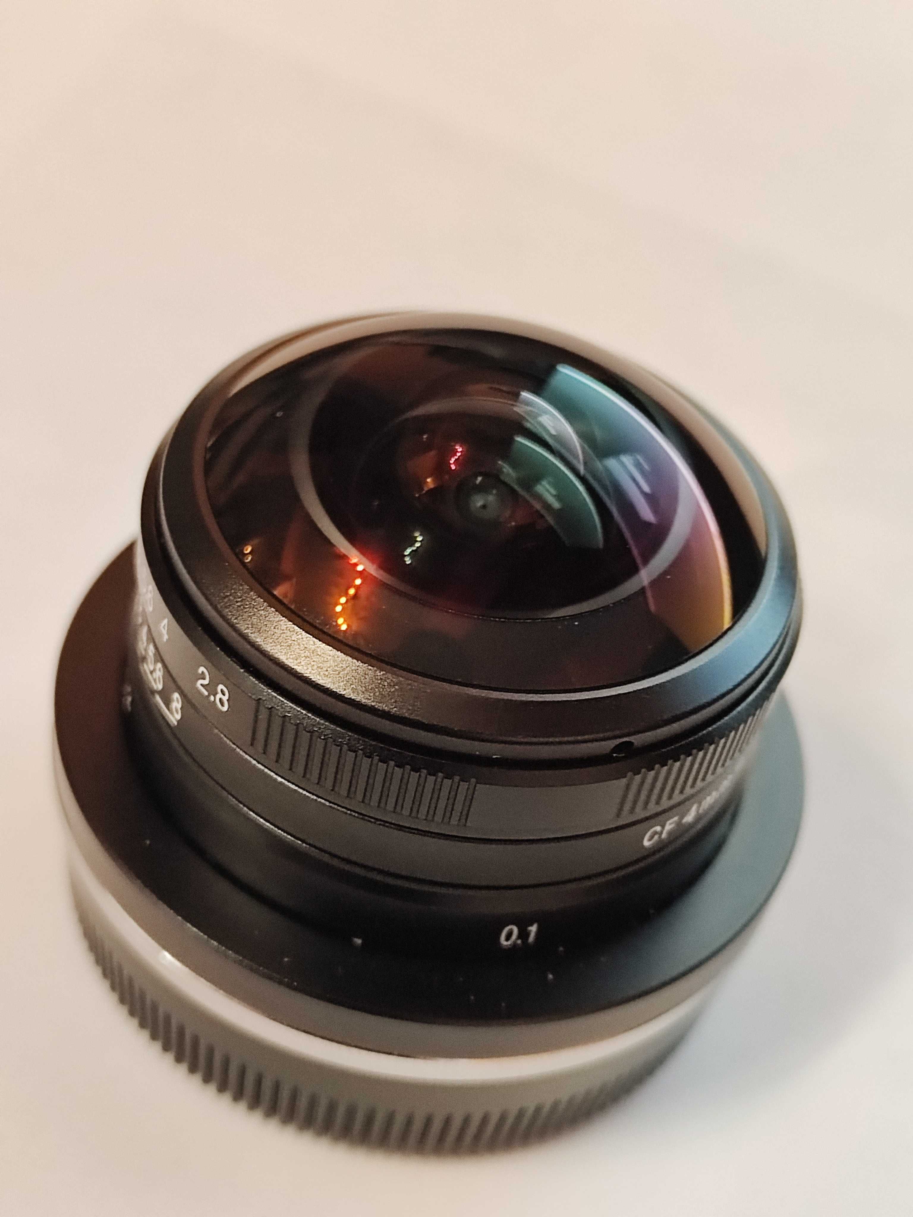 обектив Laowa 4mm f/2.8 Circular Fisheye за  Fujifilm X