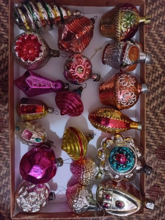 СССР елочные игрушки 50-70гг, см.все фото.