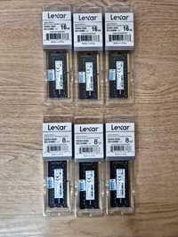 Lexar 8GB-16GB DDR4 3200Mhz ОЗУ Для Ноутбука в количестве + Гарантия
