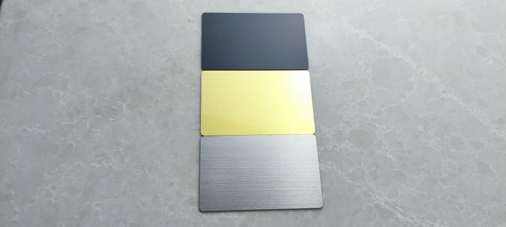 Металлические визитки