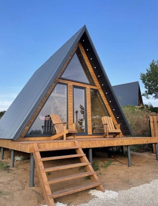 Case si cabane A-frame