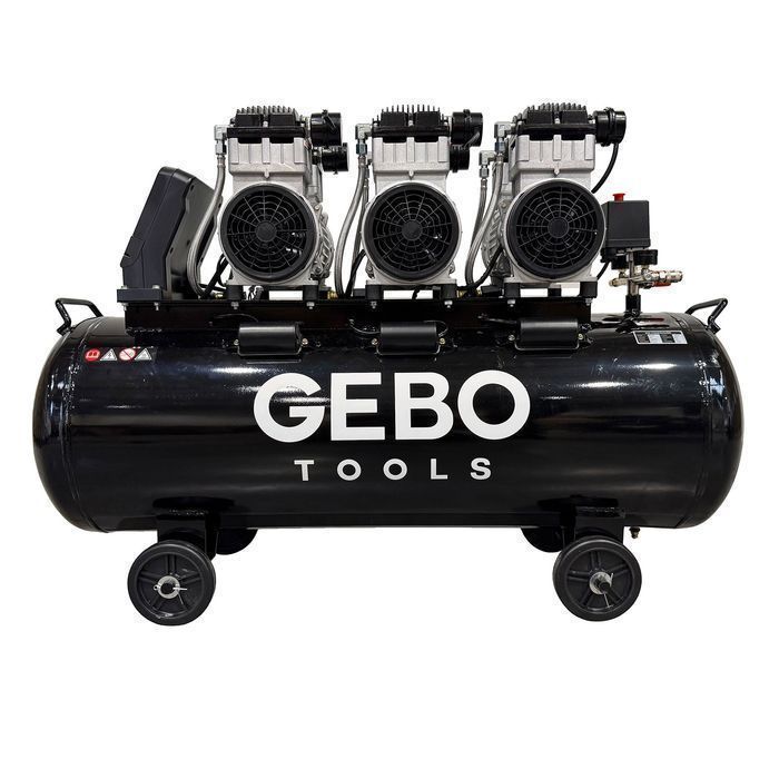 Compresor silentios cu zgomot redus fara ulei 150l gebo tools
