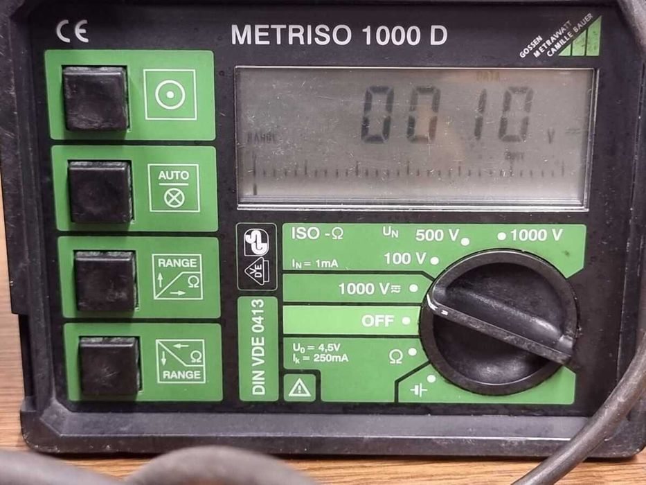 tester aparat masura Gossen-metrawatt metriso 1000d insulation tester