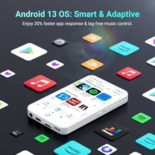MP3/MP4 плейър 96GB Android 13 Bluetooth WiFi Spotify тъчскрийн музика