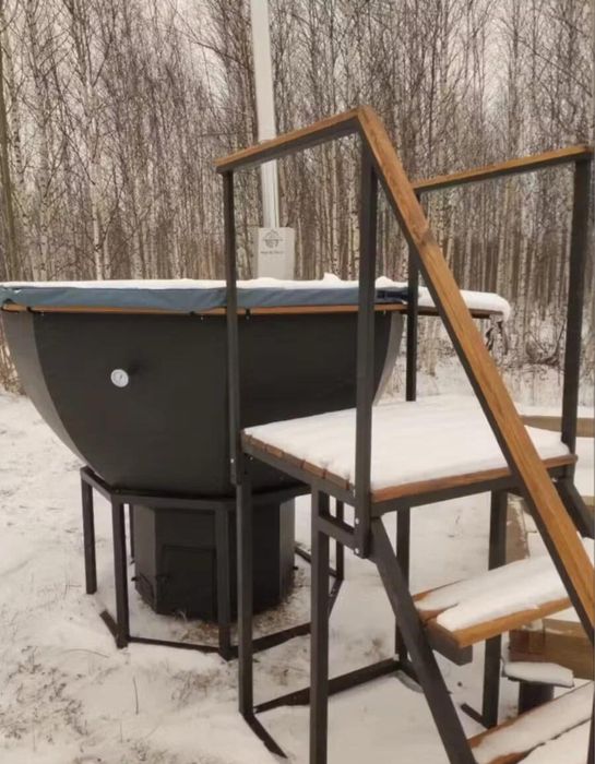 чан с водяной рубашкой подогревом фурако купель