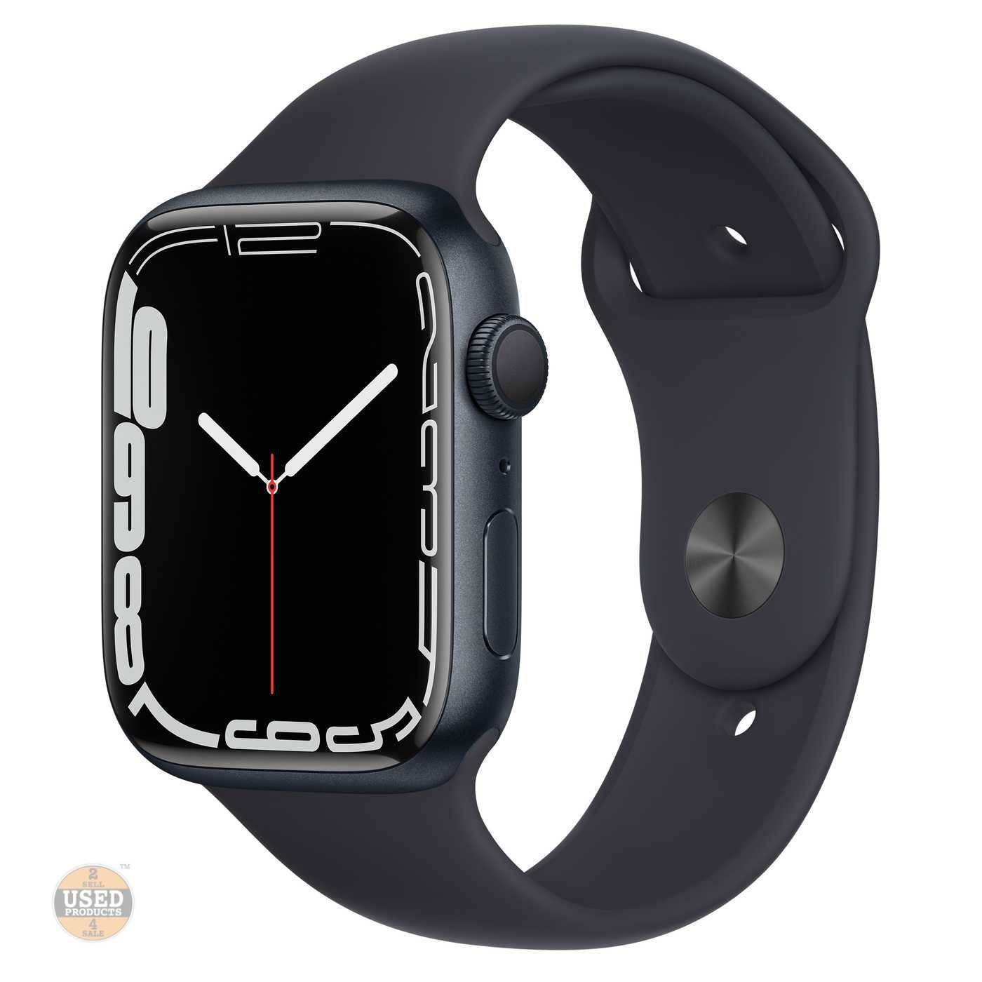 Apple Watch Series 7 45mm Midnight, A2474 | Garantie | UsedProducts.ro
