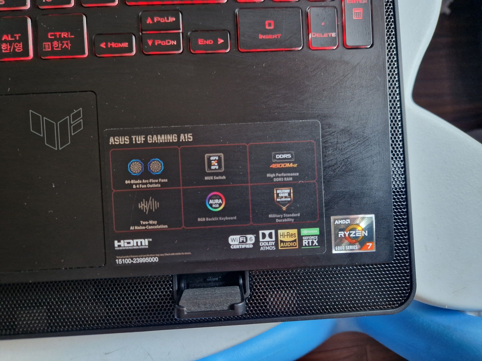 Asus TUF GAMING A15 RTX3060 6Gb