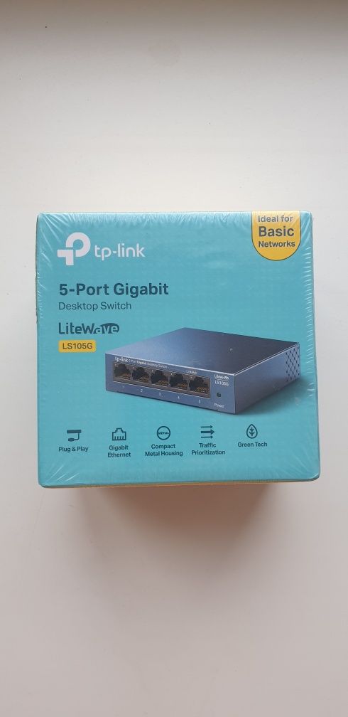 Комутатор tp-link LS105G 5Port-Gigabit
tp-link LS105G 5Port-Gigabit
tp