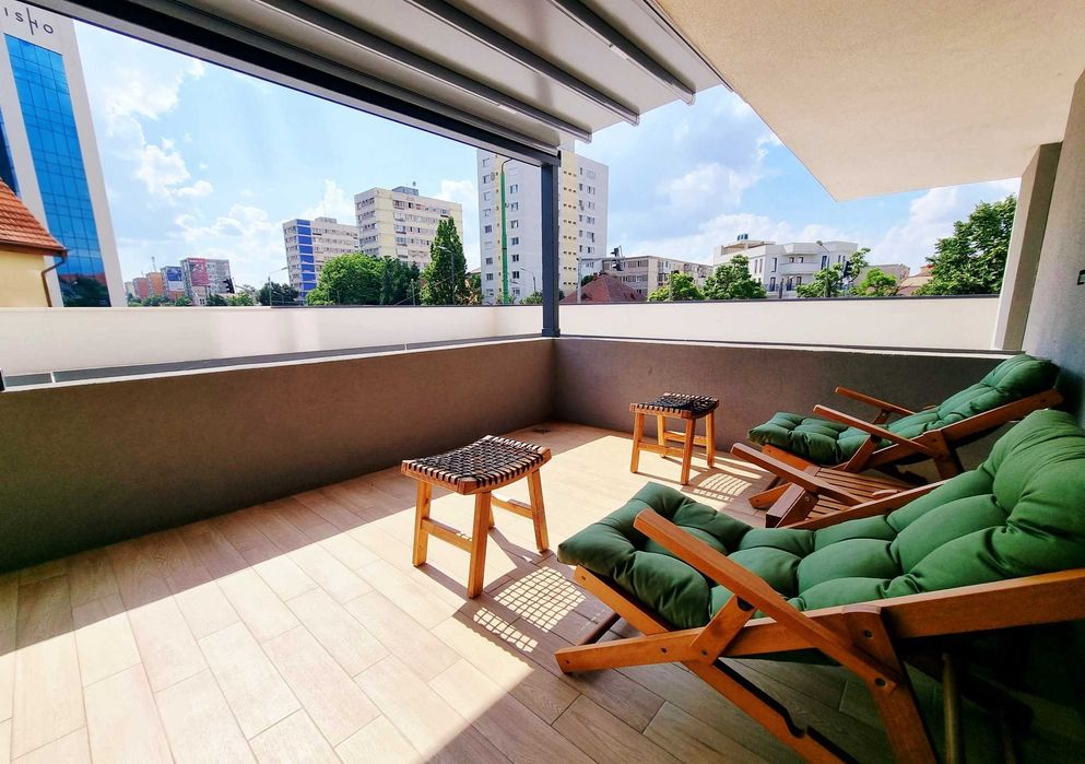 ISHO - apartament 3 camere, utilat, mobilat, proprietar, balcon mare